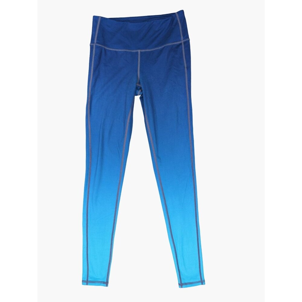 Athleta Womens Size XS 4/6 Gradient Blue Athletic Tights Leggings